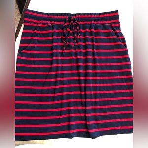 CB Established IN 1962 STRIPED COTTON SKIRT